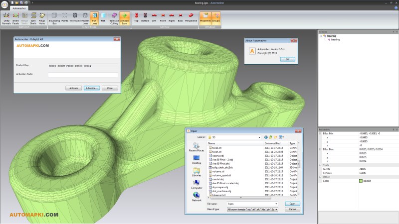 Import/Export 3D files for AutoCAD & BricsCAD