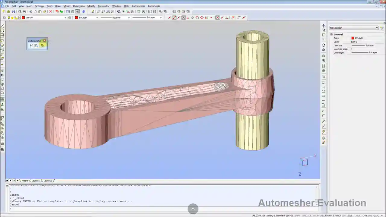 Automesher 1.5.1 for BricsCAD V13