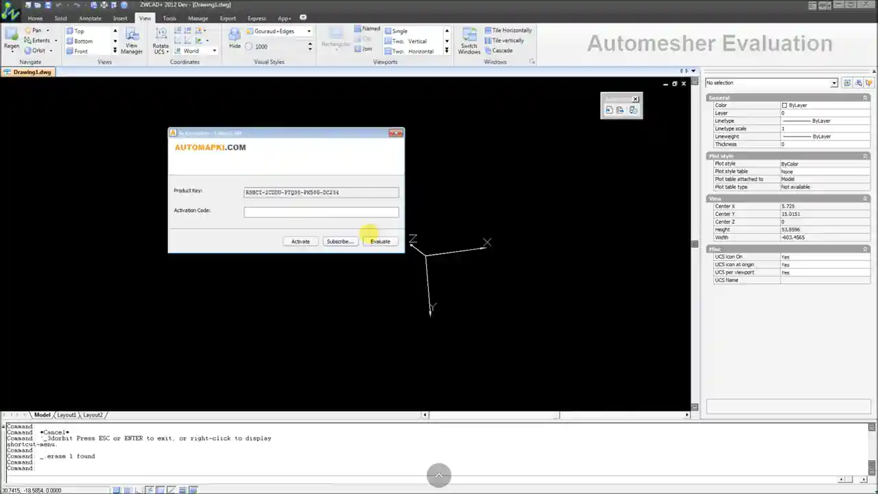 Automesher 1.5.1 for ZWCAD+ 2012