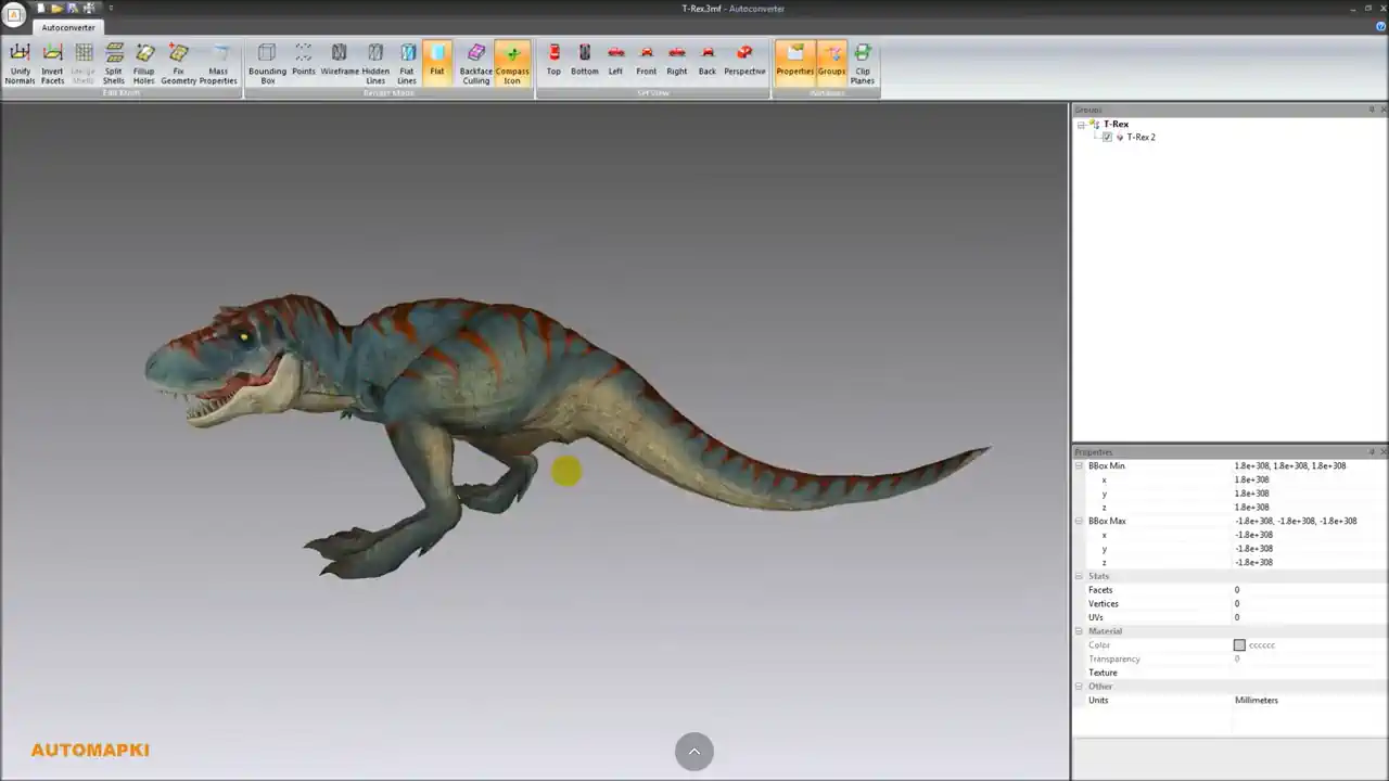 Convert 3MF to OBJ file format