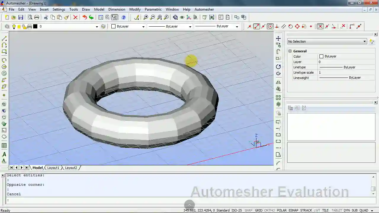 Convert Polyface Mesh, Polygon Mesh and 3D Solid in BricsCAD