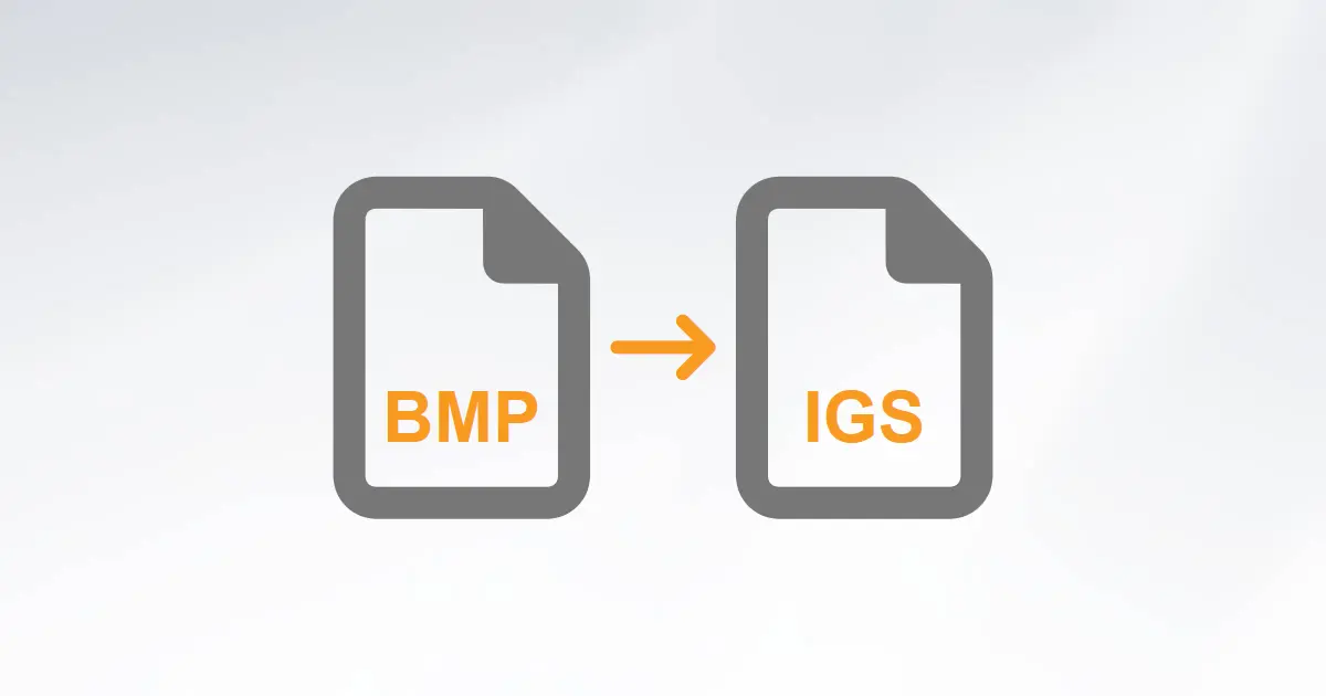 Convert BMP to IGES