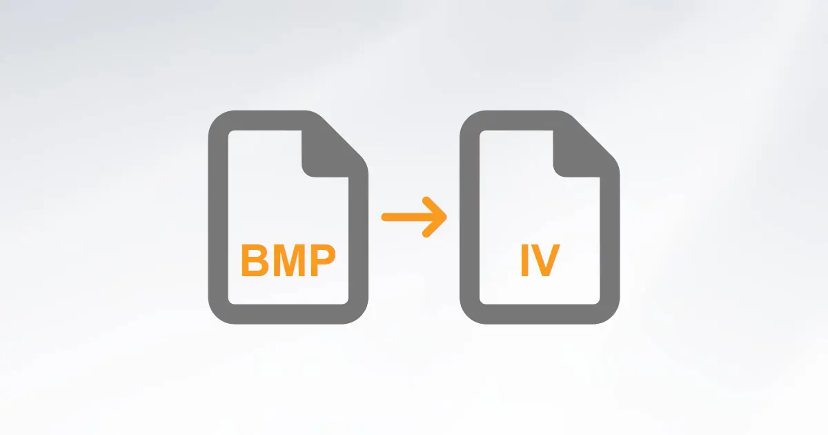 Convert BMP to IV
