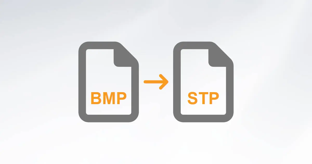 Convert BMP to STEP