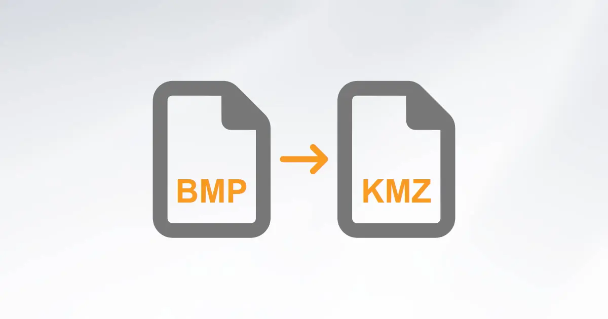 Convert BMP to KMZ: BMP to Google Earth Map Conversion