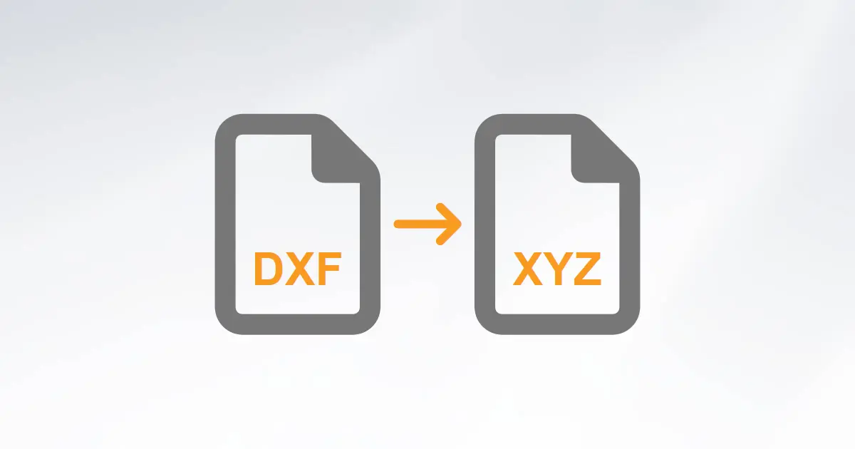 Xyz File Format Reader Convert DXF to XYZ