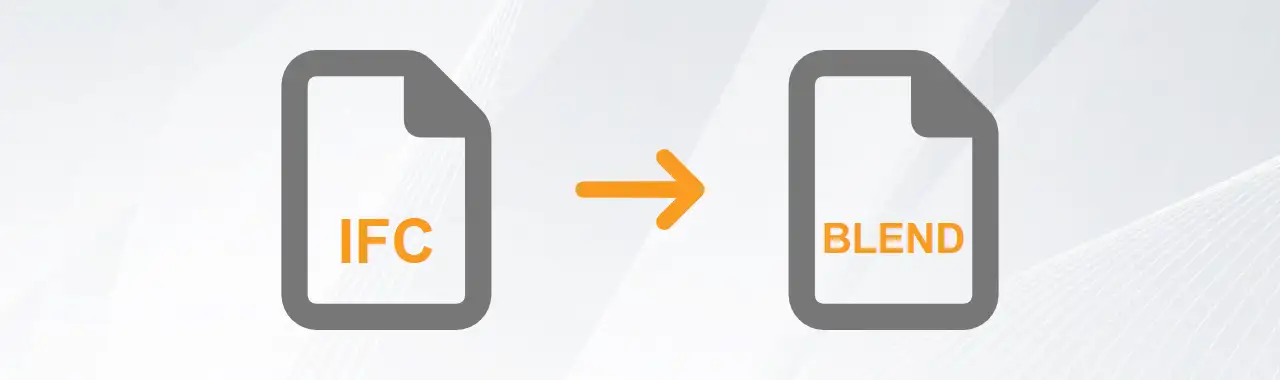 Convert IFC to BLEND