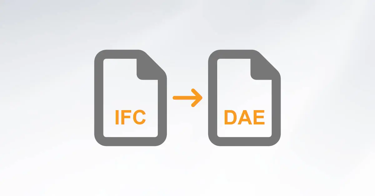 Convert IFC to DAE