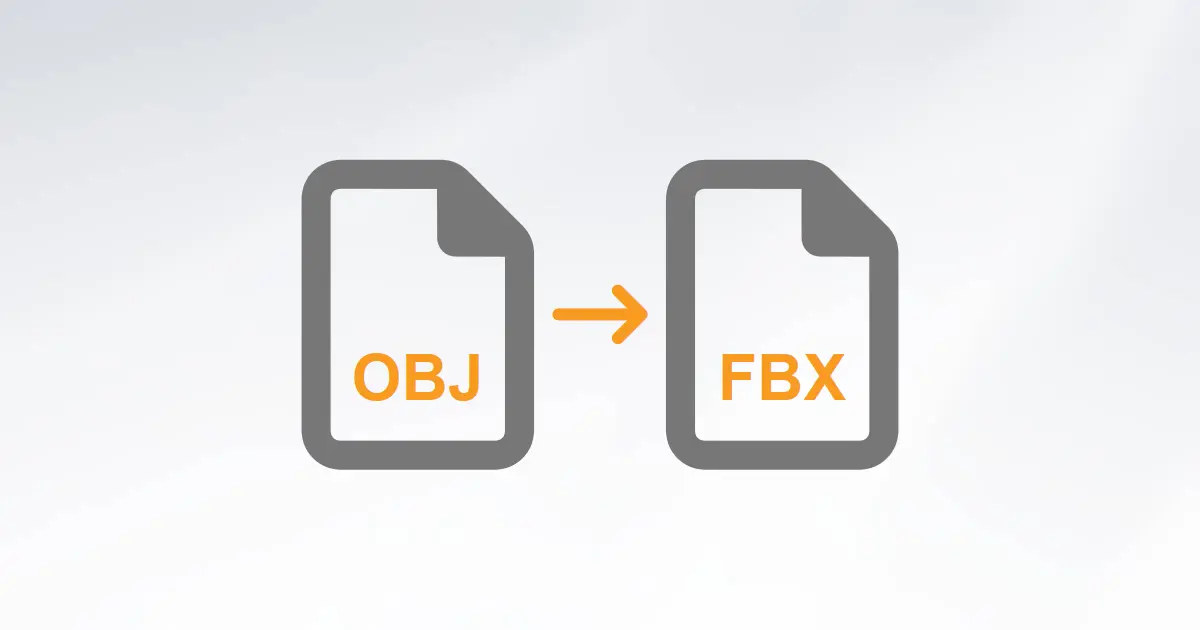 Convert OBJ to FBX