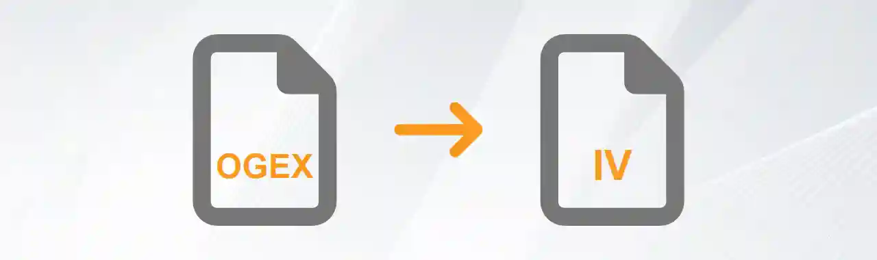 Convert OGEX to IV