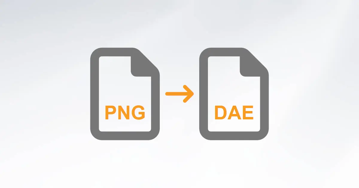 PNG to DAE COLLADA File Converter
