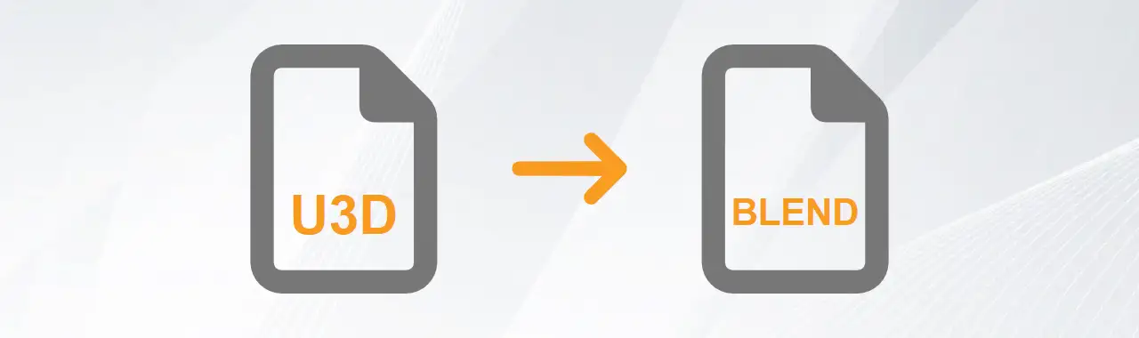 Convert U3D to BLEND