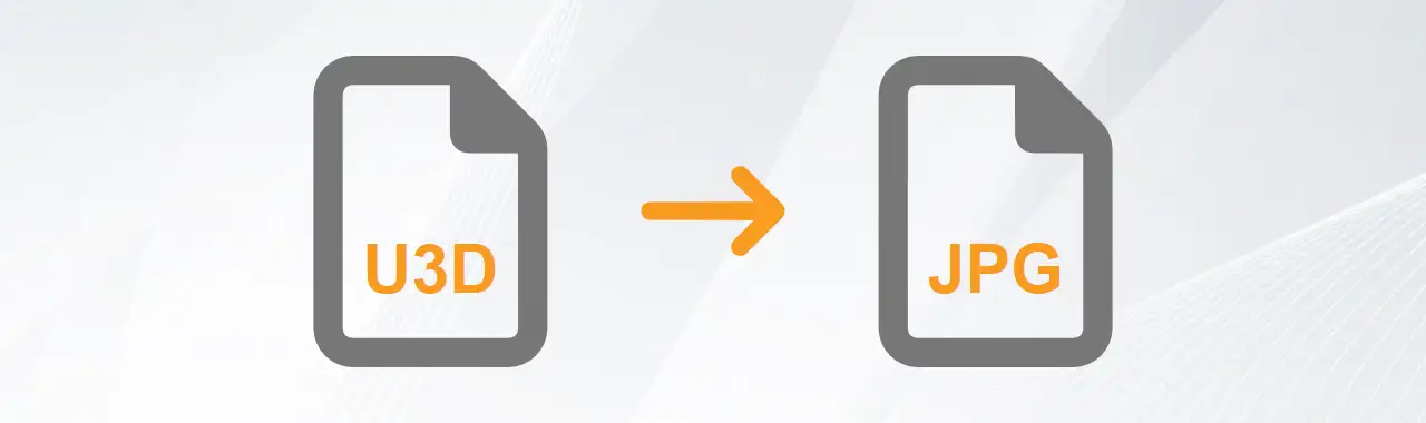 Convert U3D to JPEG
