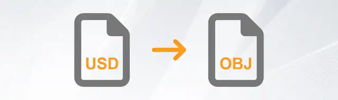 Convert USD to OBJ
