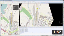 Draw in BricsCAD on top of web map background image