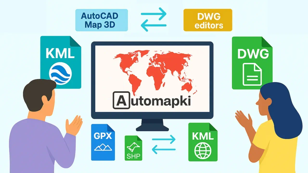 SHP Map Export and Shapefile Import for AutoCAD