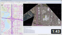 Insert map tile images into your base DWG editor